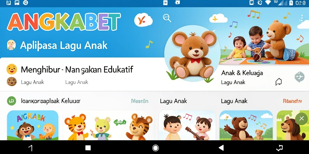 Antarmuka <strong>ANGKABET</strong> yang ceria dan interaktif untuk anak-anak.