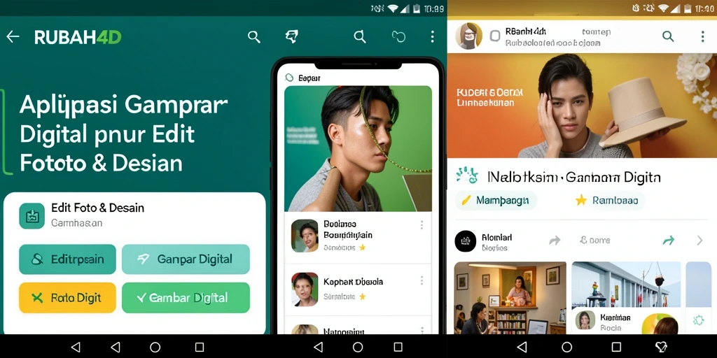 Antarmuka aplikasi RUBAH4D yang modern dan intuitif untuk edit gambar.