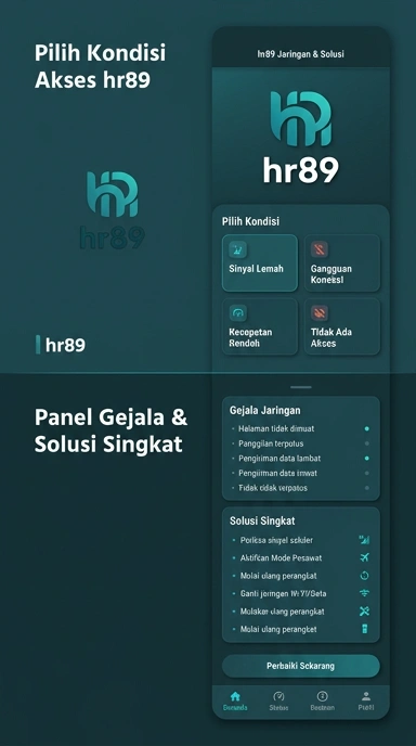 Tampilan link alternatif hr89